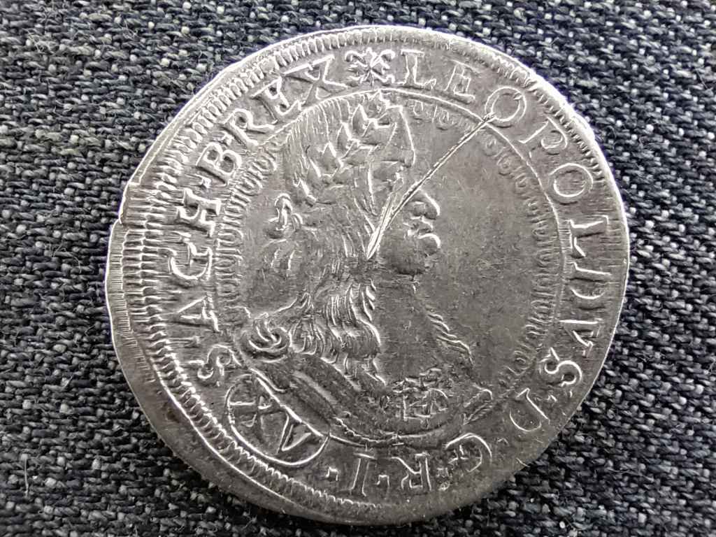 N&eacute;met-R&oacute;mai Birodalom Leopold I. cs&aacute;sz&aacute;r (1658-1705) ez&uuml;st 15 krajc&aacute;r
