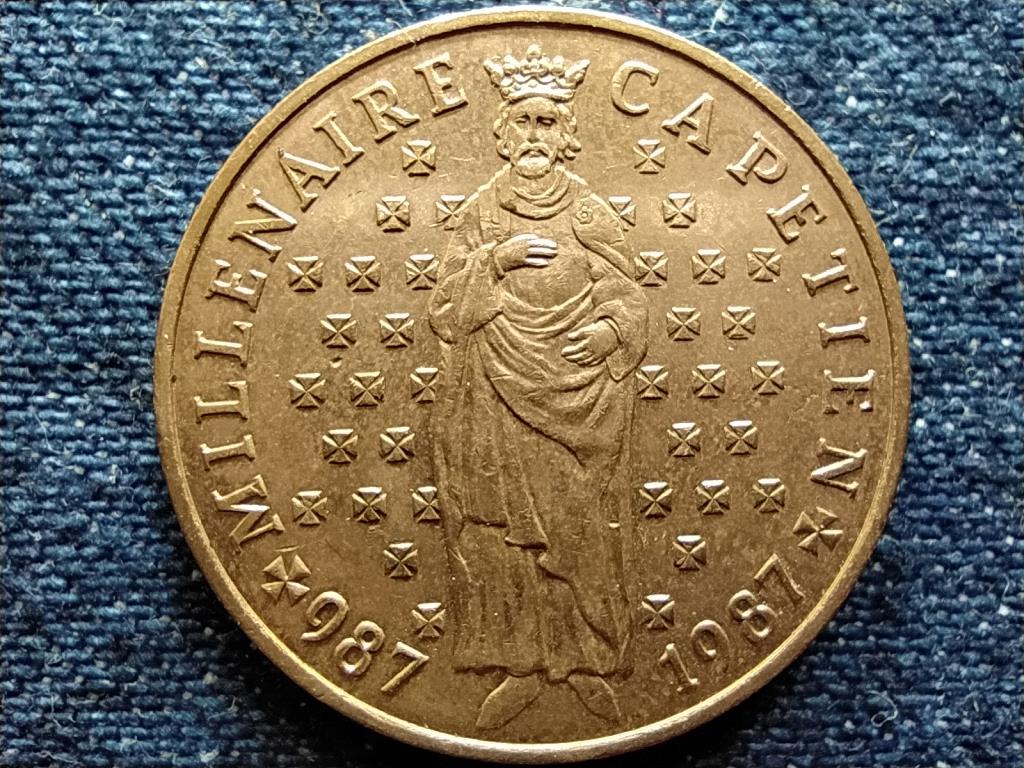 Franciaorsz&aacute;g 1000 &eacute;ve sz&uuml;letett Capet Hug&oacute; 10 frank