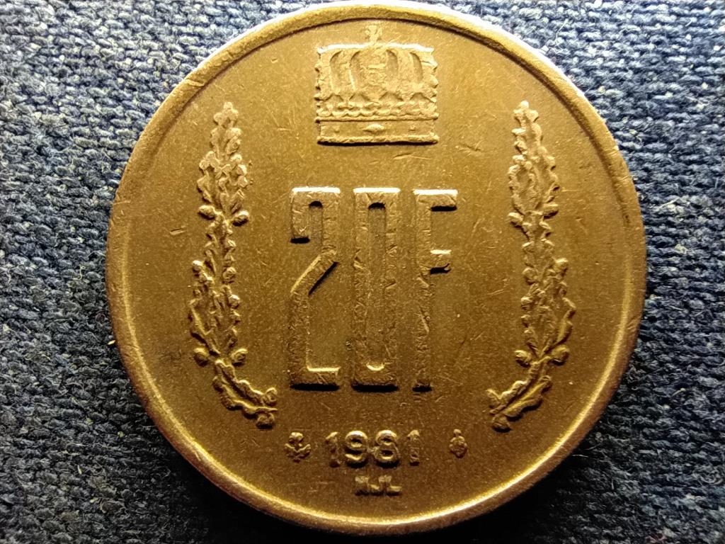 Luxemburg J&aacute;nos (1964-2000) 20 Frank