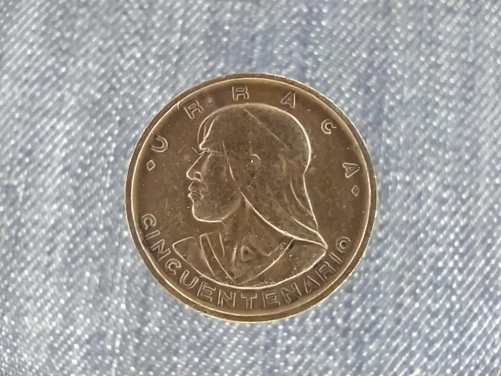 Panama 50 &eacute;ves a Panamai K&ouml;zt&aacute;rsas&aacute;g 1 Centesimo