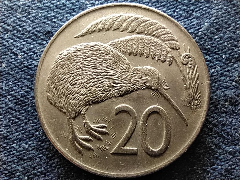 &Uacute;j-Z&eacute;land II. Erzs&eacute;bet kiwi 20 Cent