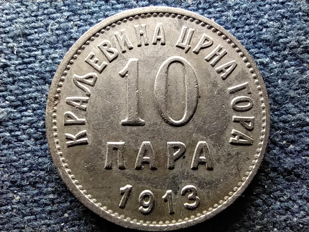 Montenegr&oacute; I. Mikl&oacute;s (1860-1910) 10 Para 