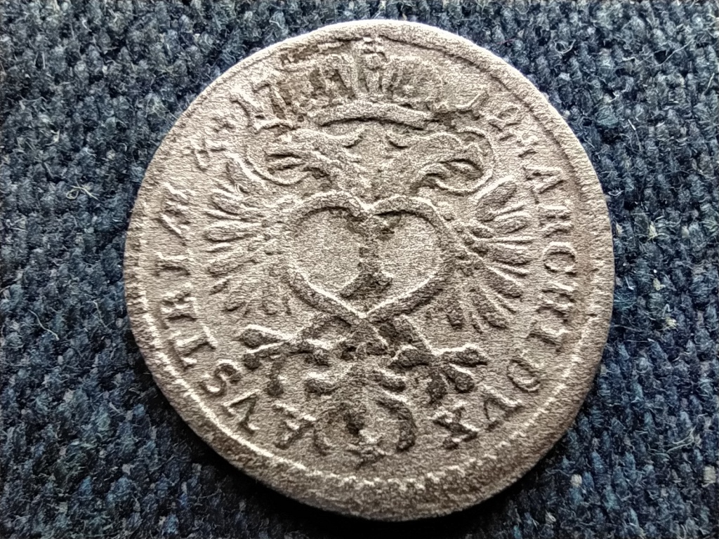 N&eacute;met-R&oacute;mai Birodalom Karl VI. cs&aacute;sz&aacute;r (1711-1740) ez&uuml;st 1 krajc&aacute;r