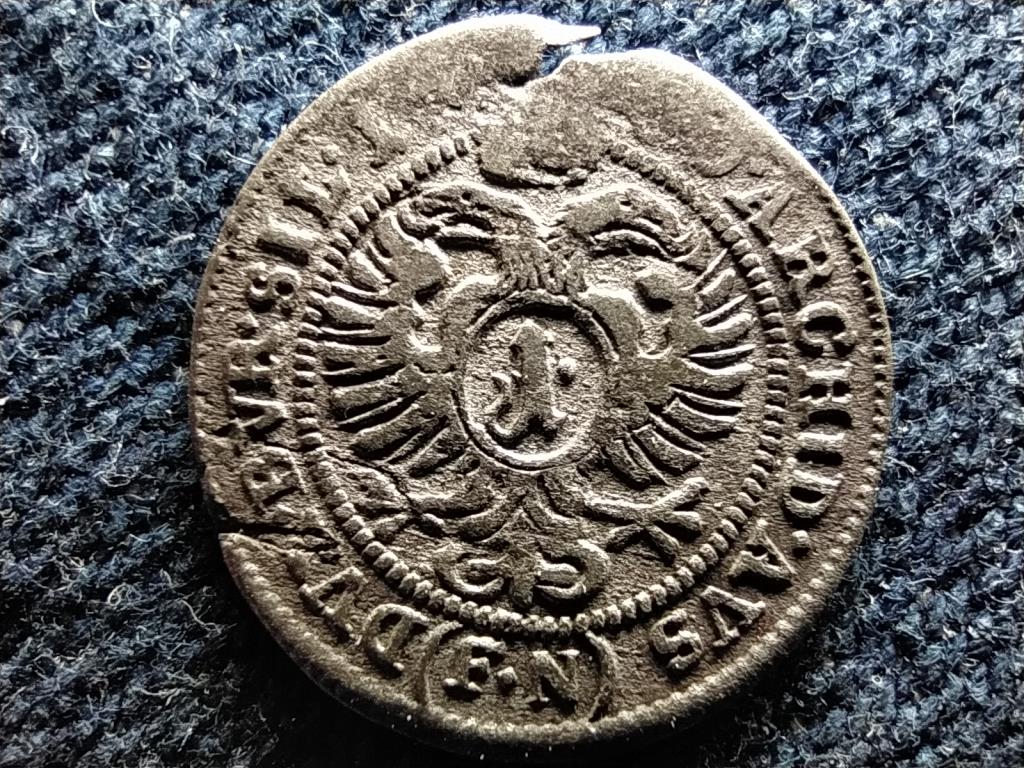 N&eacute;met-R&oacute;mai Birodalom Leopold I. cs&aacute;sz&aacute;r (1658-1705) ez&uuml;st 1 krajc&aacute;r