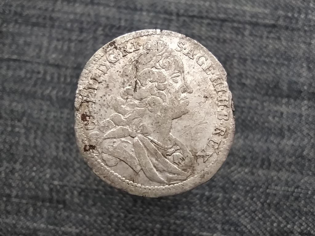 N&eacute;met-R&oacute;mai Birodalom B&eacute;cs Karl VI. cs&aacute;sz&aacute;r (1711-1740) ez&uuml;st 3 krajc&aacute;r