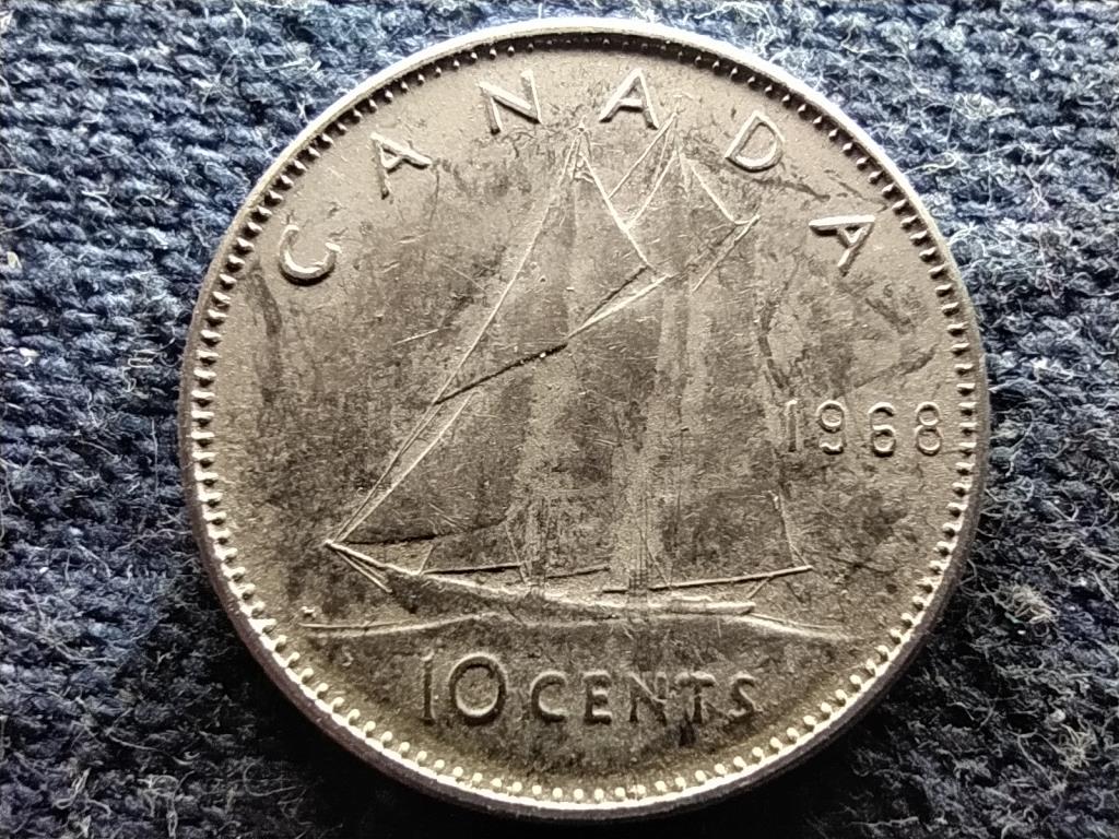 Kanada II. Erzs&eacute;bet 10 Cent