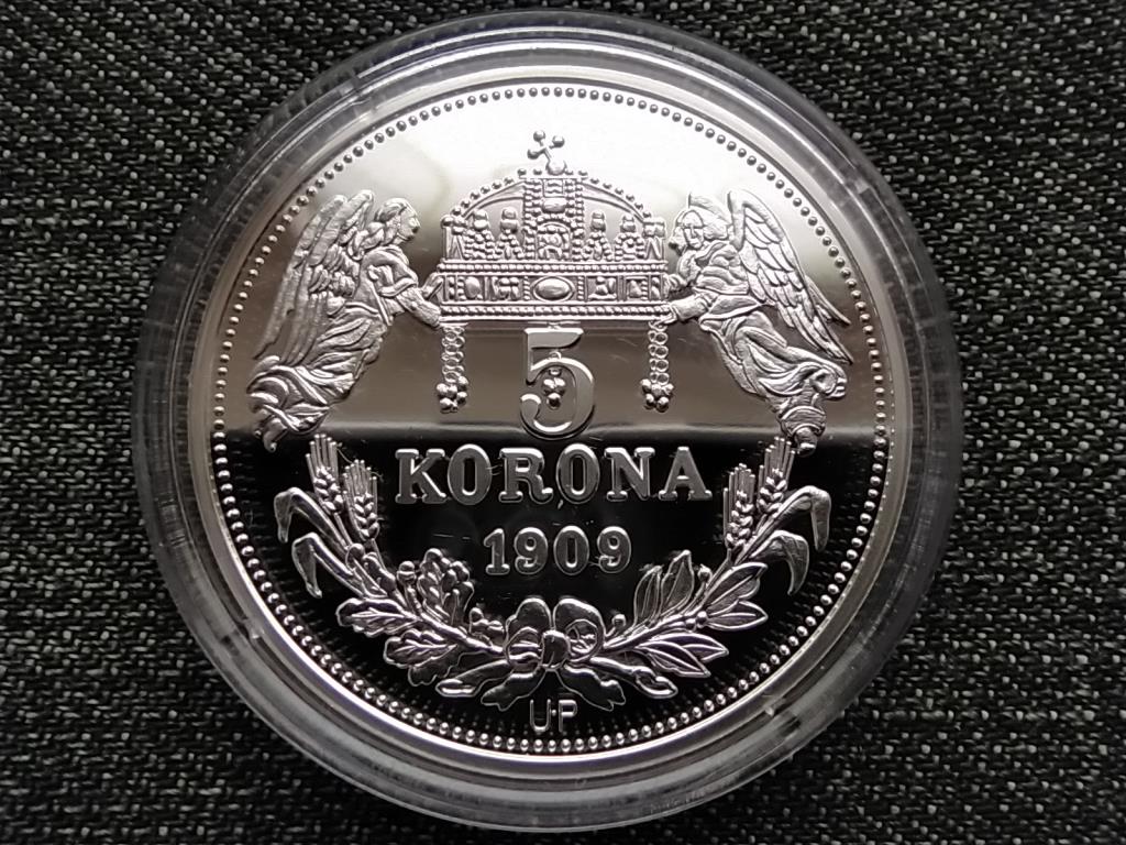 Kir&aacute;lyi Koron&aacute;k Ut&aacute;nveretben Orseolo P&eacute;ter 5 korona .999 ez&uuml;st
