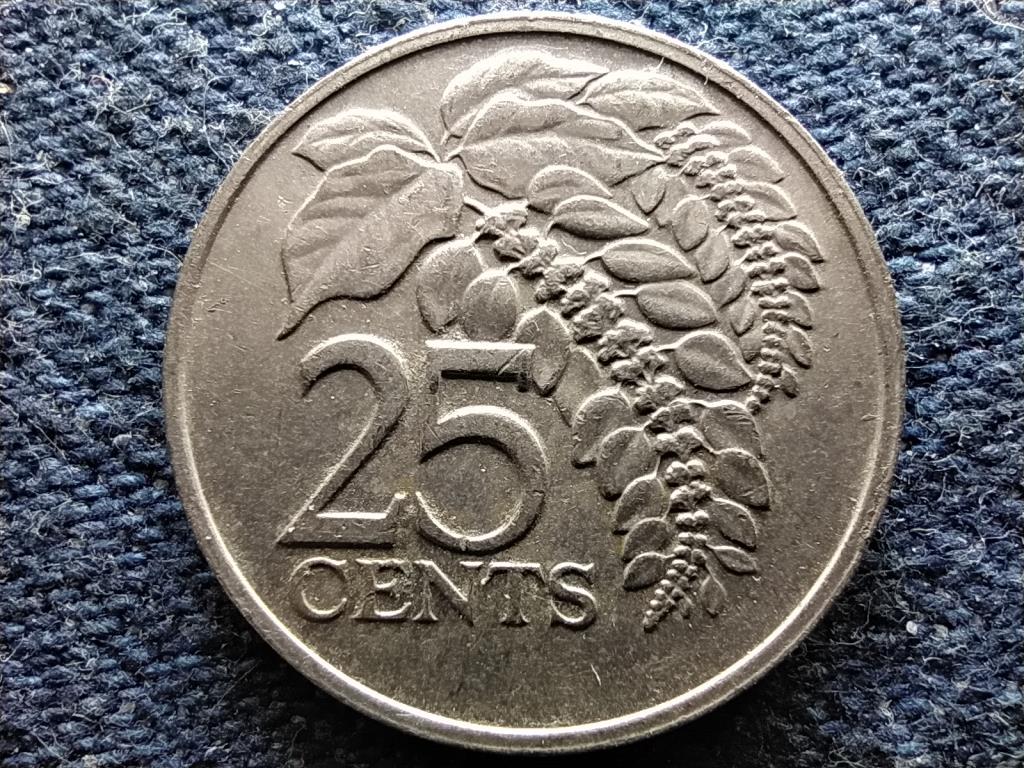 Trinidad &eacute;s Tobago 25 cent