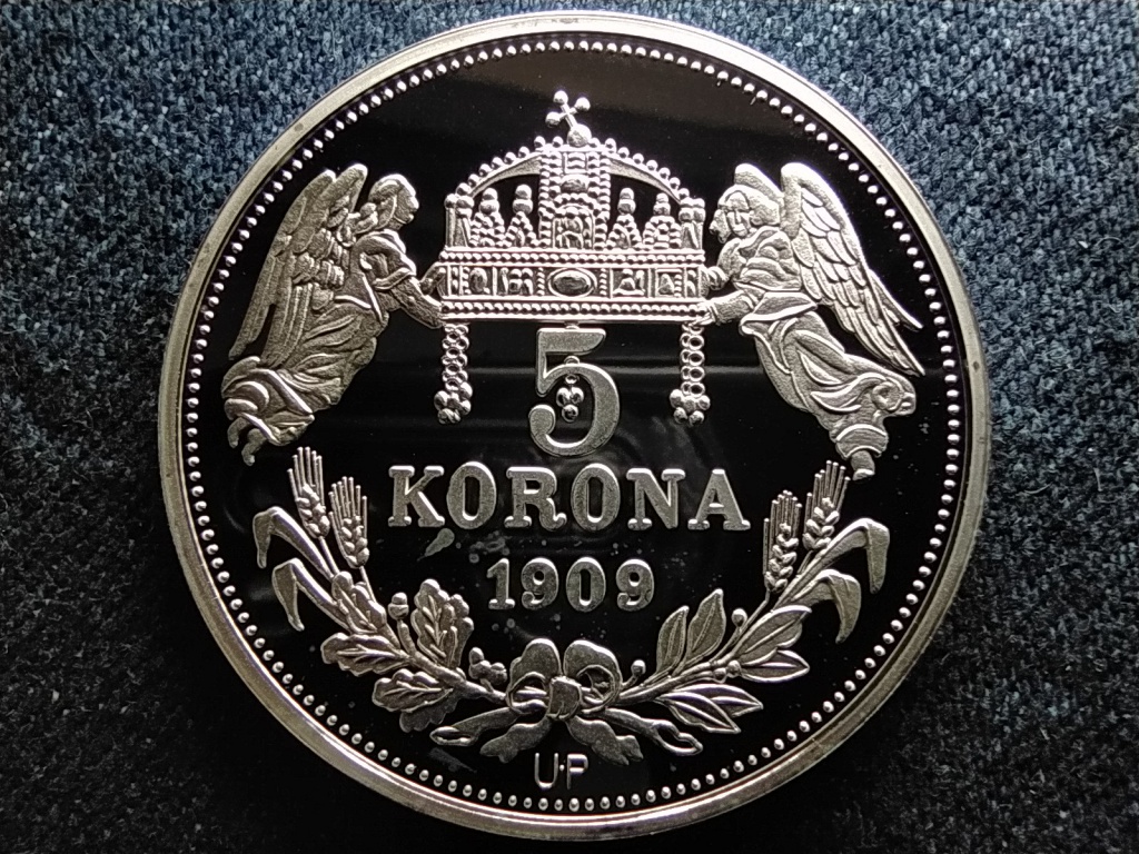 Kir&aacute;lyi Koron&aacute;k Ut&aacute;nveretben M&aacute;ria Ter&eacute;zia 5 korona .999 ez&uuml;st