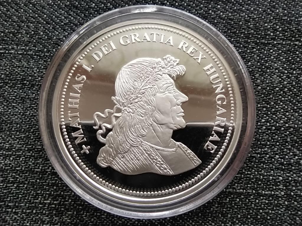 Kir&aacute;lyi Koron&aacute;k Ut&aacute;nveretben M&aacute;ty&aacute;s 5 korona .999 ez&uuml;st