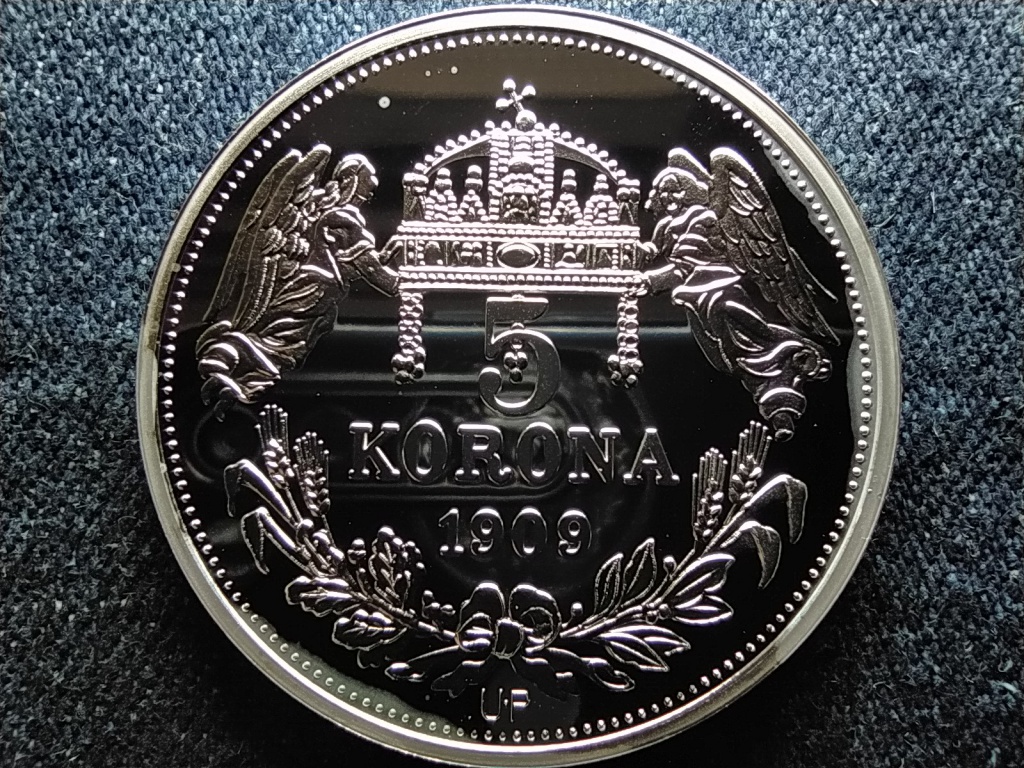 Kir&aacute;lyi Koron&aacute;k Ut&aacute;nveretben II. M&aacute;ty&aacute;s 5 korona .999 ez&uuml;st