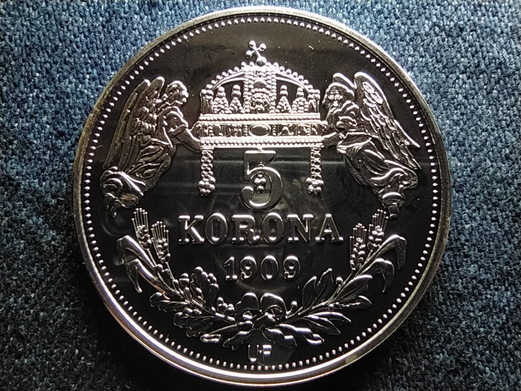 Kir&aacute;lyi Koron&aacute;k Ut&aacute;nveretben II. Lip&oacute;t 5 korona .999 ez&uuml;st
