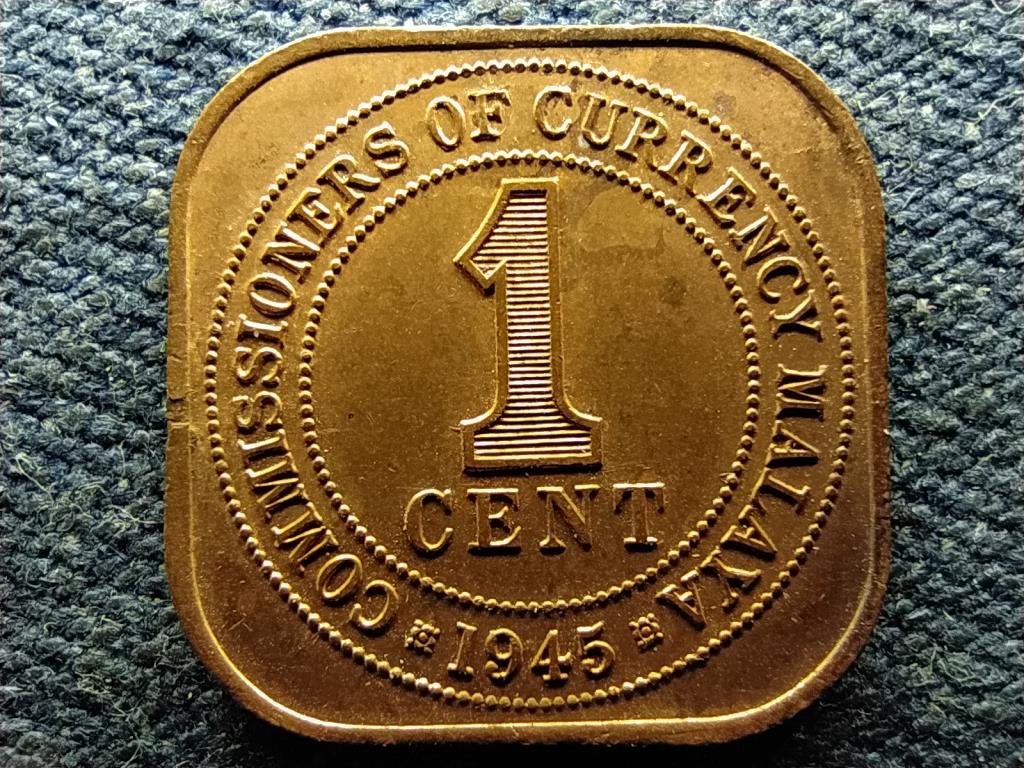 Malajzia VI. Gy&ouml;rgy (1936-1952) 1 cent
