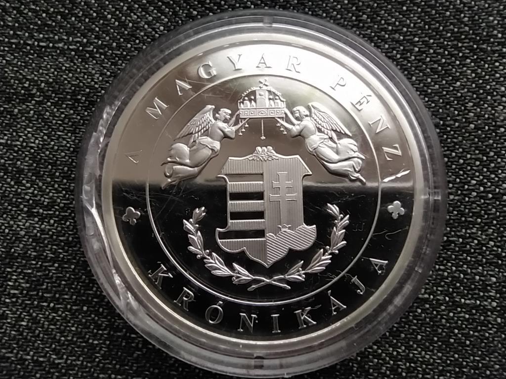A magyar p&eacute;nz kr&oacute;nik&aacute;ja Buda visszafoglal&aacute;sa .999 ez&uuml;st