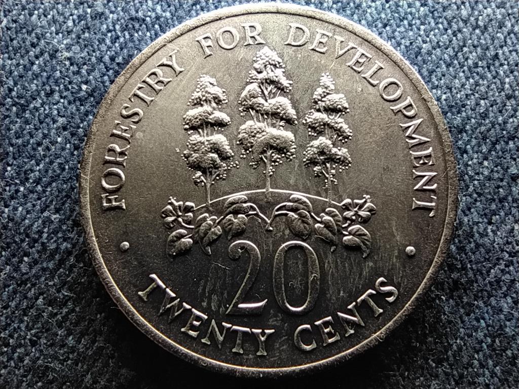 Jamaica II. Erzs&eacute;bet (1952-) FAO 20 cent