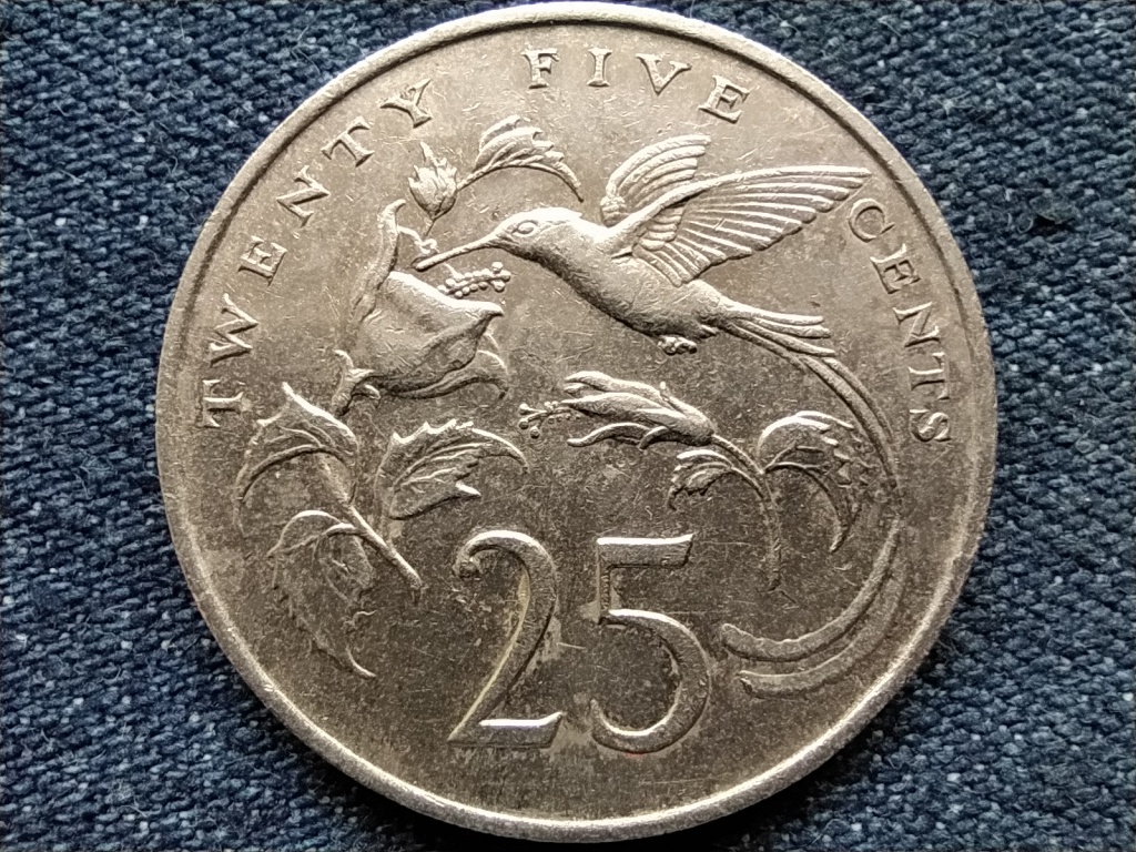 Jamaica 25 &eacute;ves a Jamaicai Bank 25 cent