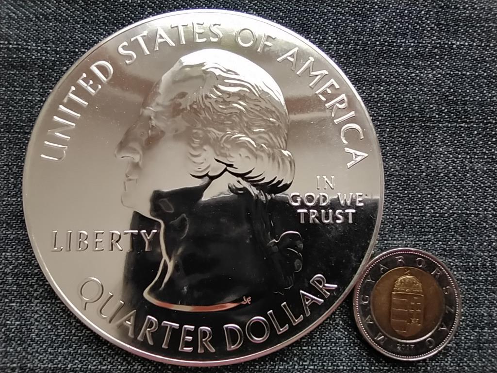 USA Sumter Nemzeti Eml&eacute;kmű, D&eacute;l-Karolina 155.5 g .999 ez&uuml;st 0.25 Doll&aacute;r