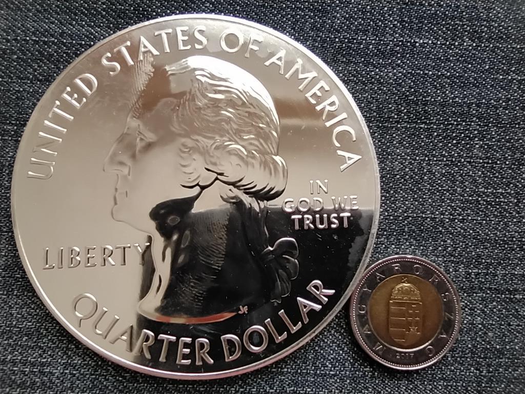 USA Ellis Island, Szabads&aacute;g-szobor nemzeti eml&eacute;kmű 155.5 g .999 ez&uuml;st 0.25 Doll&aacute;r