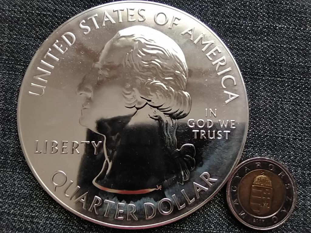 USA Amerikai Eml&eacute;kpark, &Eacute;szaki-Mariana-szigetek 155,5g .999 ez&uuml;st 0.25 Doll&aacute;r