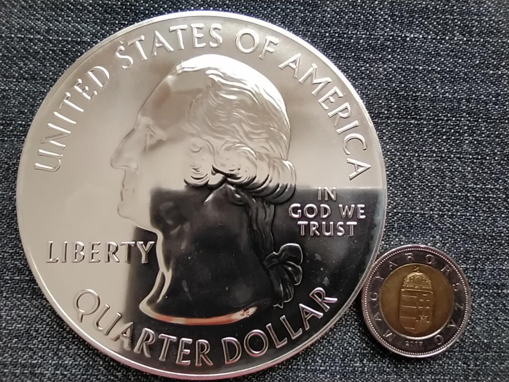 USA Lowell Nemzeti T&ouml;rt&eacute;nelmi Park, Massachusetts 155,5g .999 ez&uuml;st 0.25 Doll&aacute;r