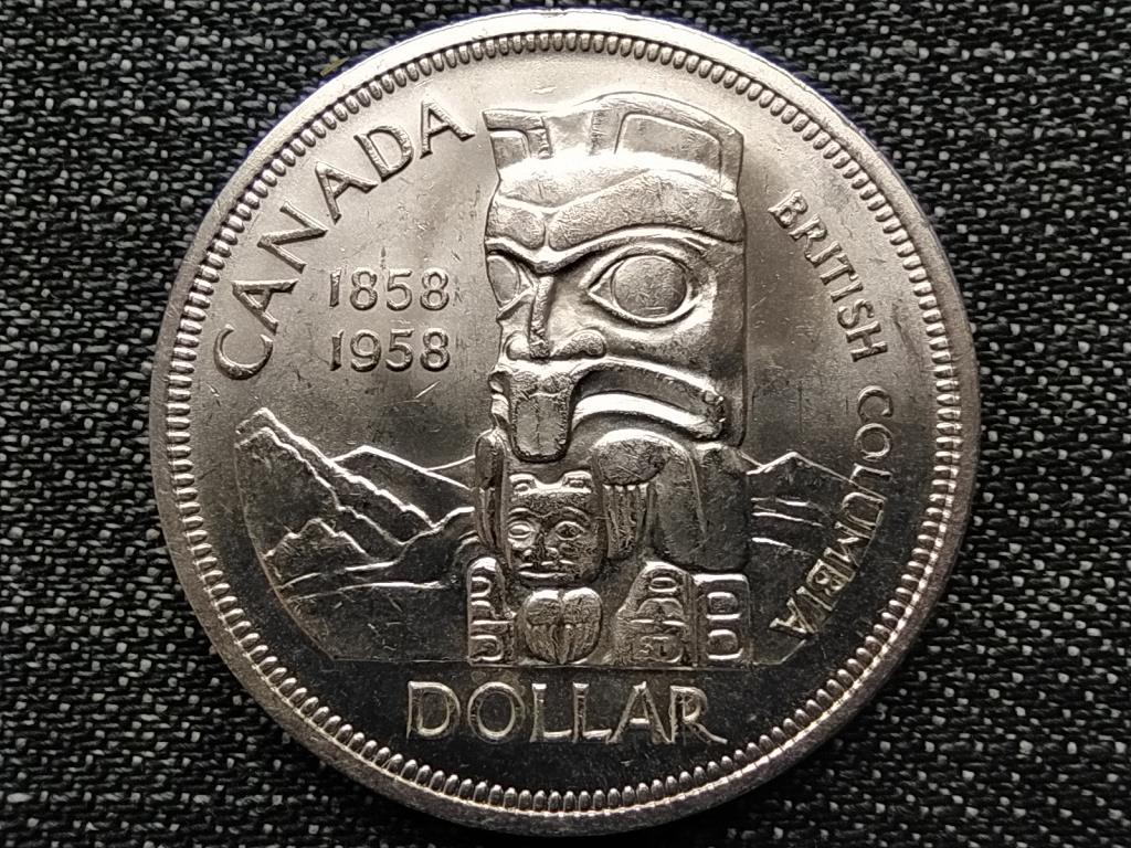 Kanada 100 &eacute;ves Brit Kolumbia .800 ez&uuml;st 1 Doll&aacute;r