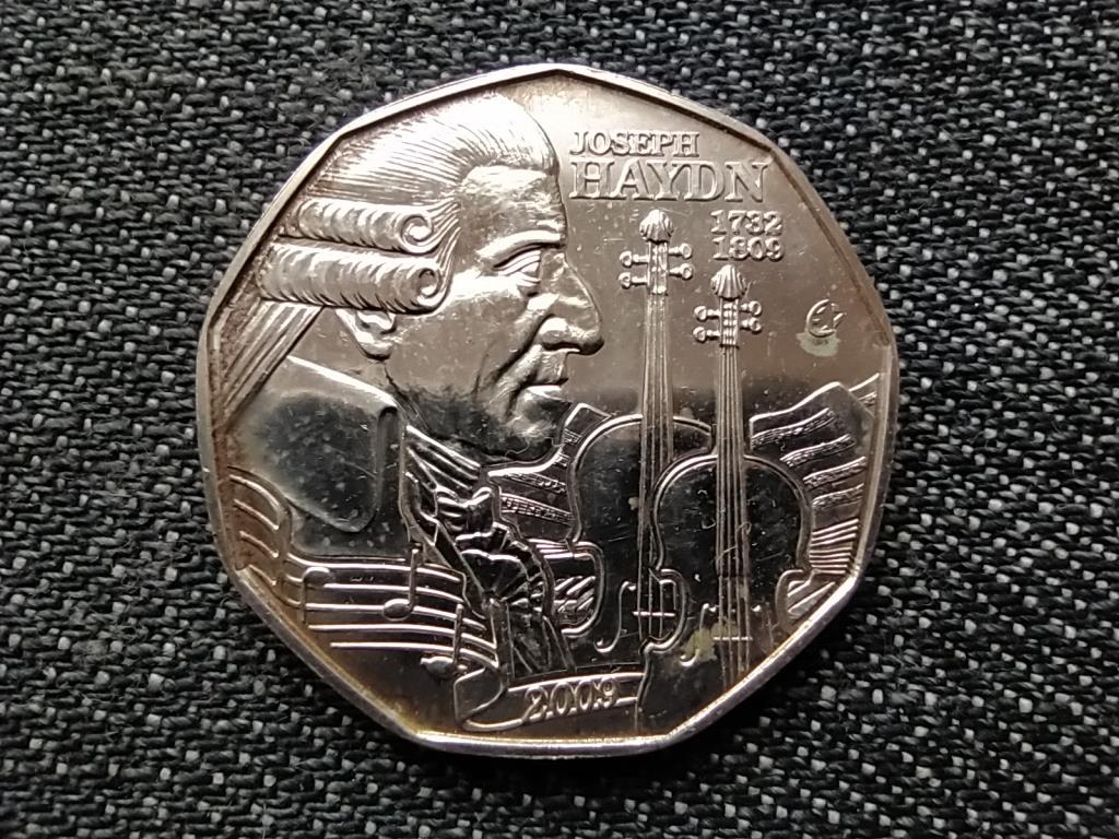 Ausztria 200 &eacute;ve halt meg Joseph Haydn .800 ez&uuml;st 5 Euro