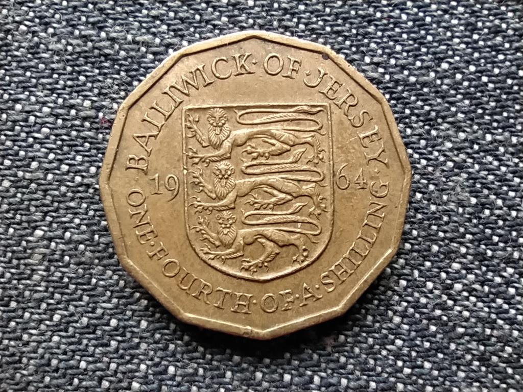 Jersey II. Erzs&eacute;bet 1/4 shilling