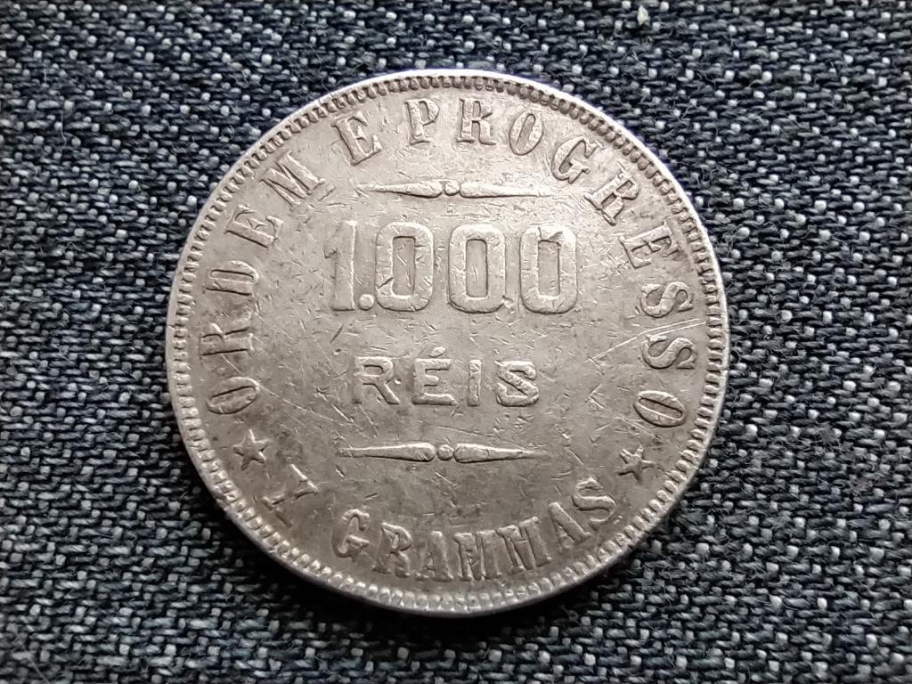 Braz&iacute;liai Egyes&uuml;lt &Aacute;llamok K&ouml;zt&aacute;rsas&aacute;g (1889-1967) .900 ez&uuml;st 1000 Reis