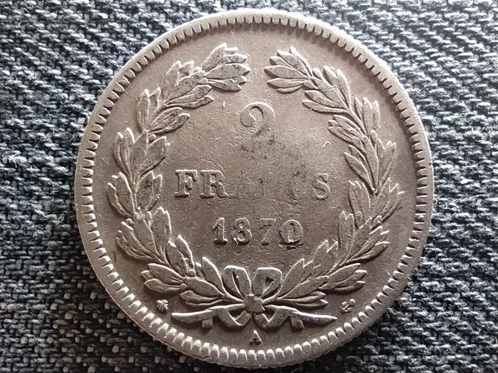 Franciaorsz&aacute;g Harmadik K&ouml;zt&aacute;rsas&aacute;g .835 ez&uuml;st 2 frank