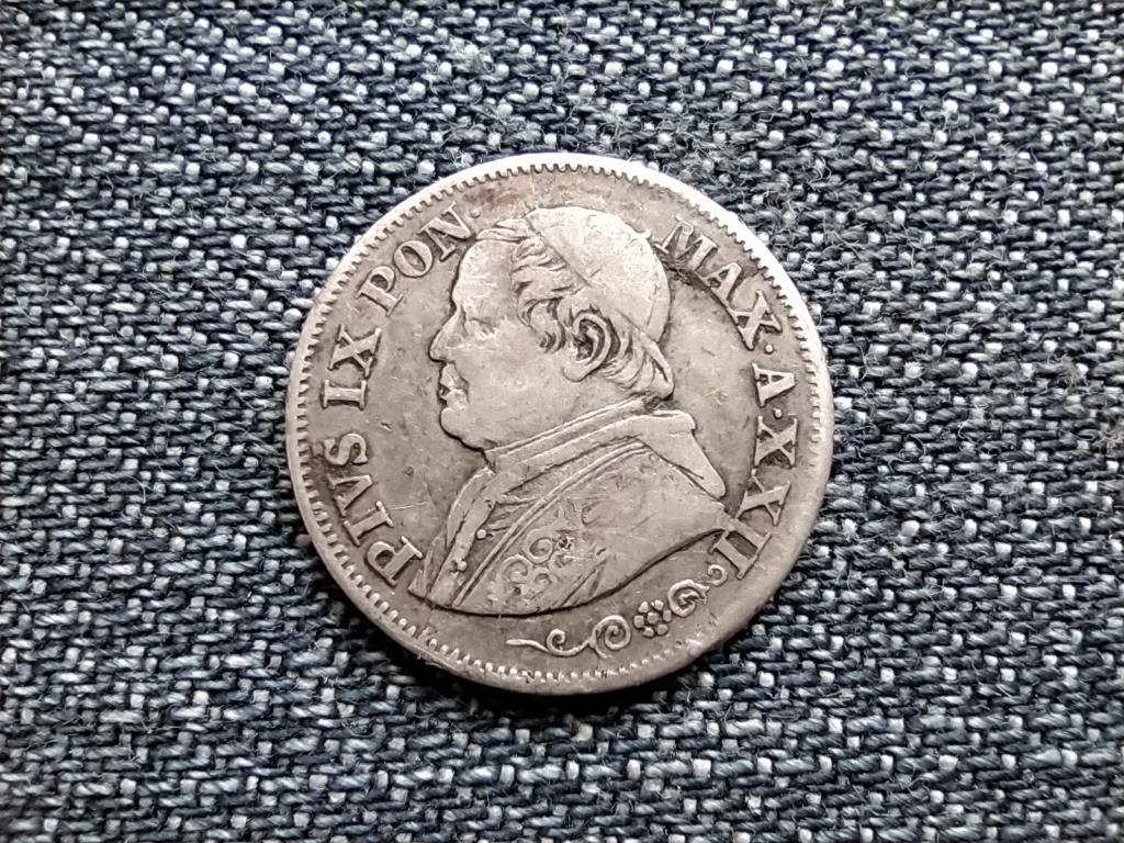 P&aacute;pai &aacute;llam IX. pius .835 ez&uuml;st 10 soldi