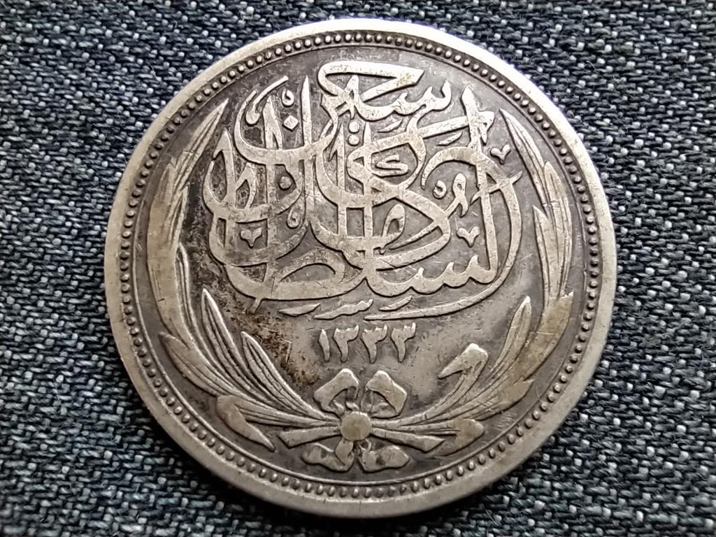 Egyiptom Huszajn K&aacute;mil (1914-1917) .833 ez&uuml;st 10 Qirsh