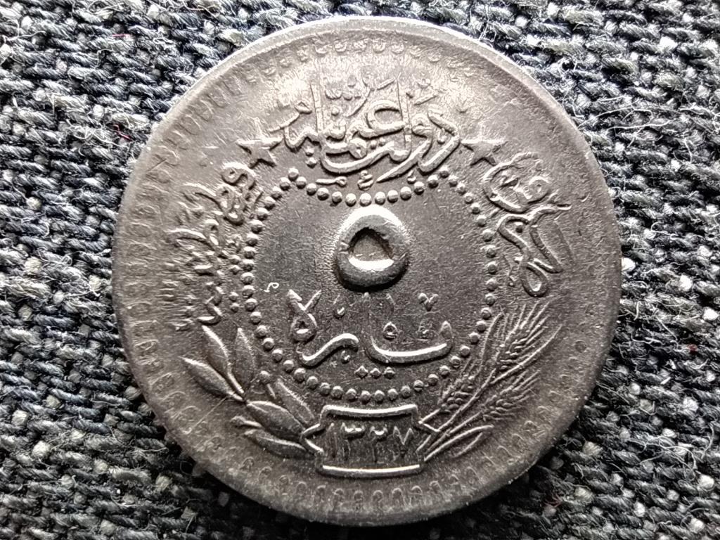Oszm&aacute;n Birodalom V. Mehmed (1909-1918) 5 para