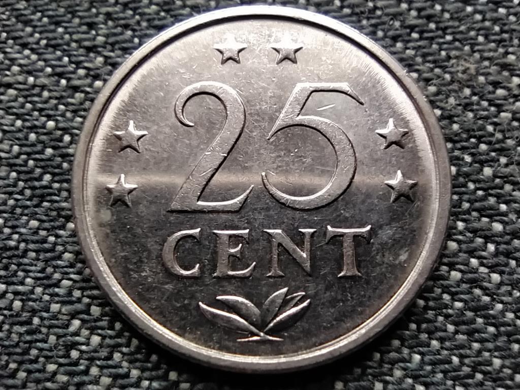 Holland Antill&aacute;k Beatrix (1980-2013) 25 cent