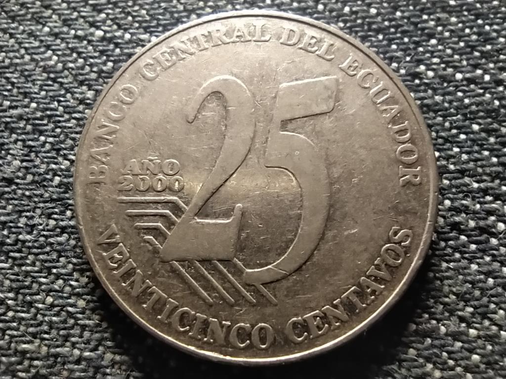 Ecuador Jos&eacute; Joaqu&iacute;n de Olmedo 25 Centavo