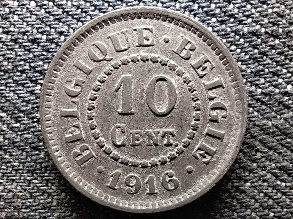 Belgium I. Albert (1909-1934) n&eacute;met megsz&aacute;ll&aacute;s 10 centime