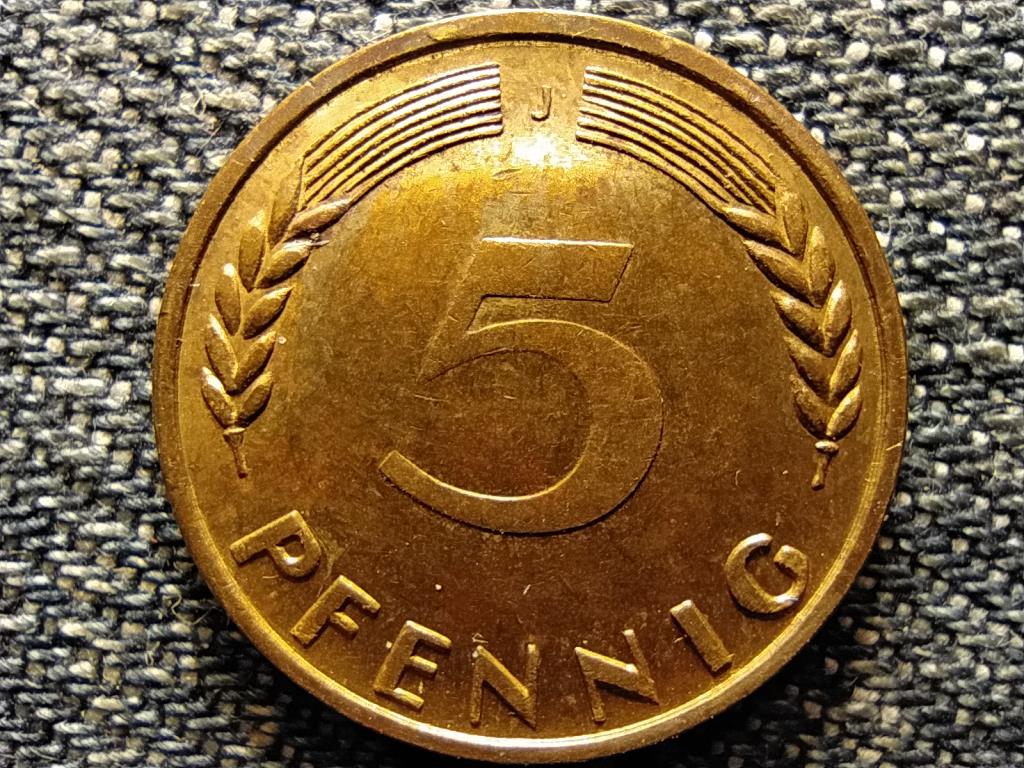 N&eacute;metorsz&aacute;g NSZK (1949-1990) 5 Pfennig
