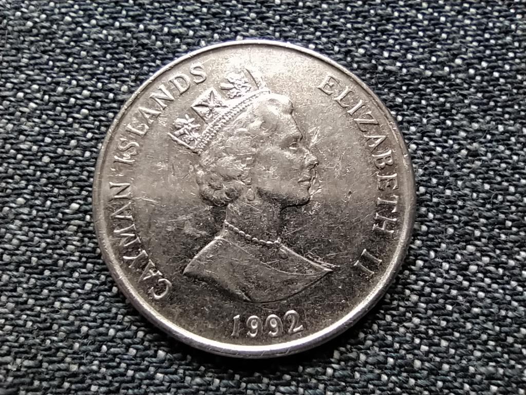 Kajm&aacute;n-szigetek II. Erzs&eacute;bet (1952-) 'Kirk B' szk&uacute;ner 25 cent