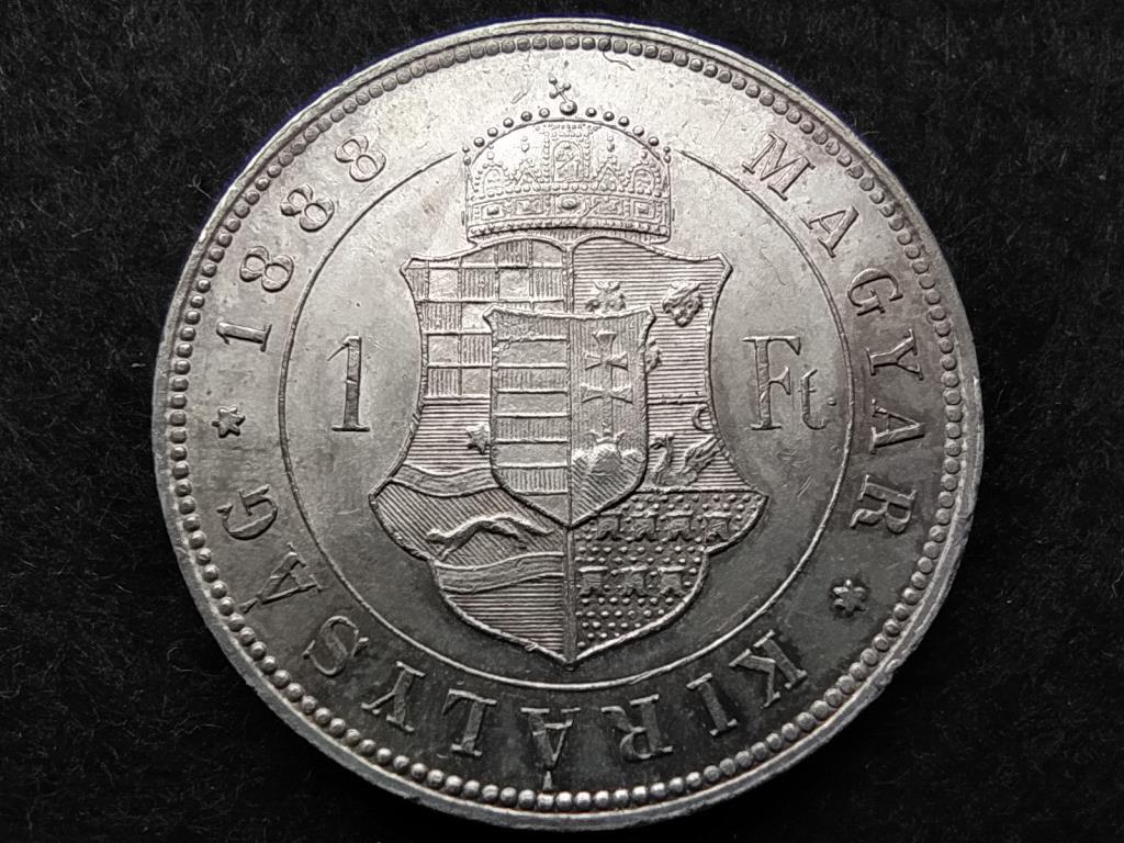 Magyarorsz&aacute;g I. Ferenc J&oacute;zsef (1848-1916) .900 Ez&uuml;st 1 Forint 