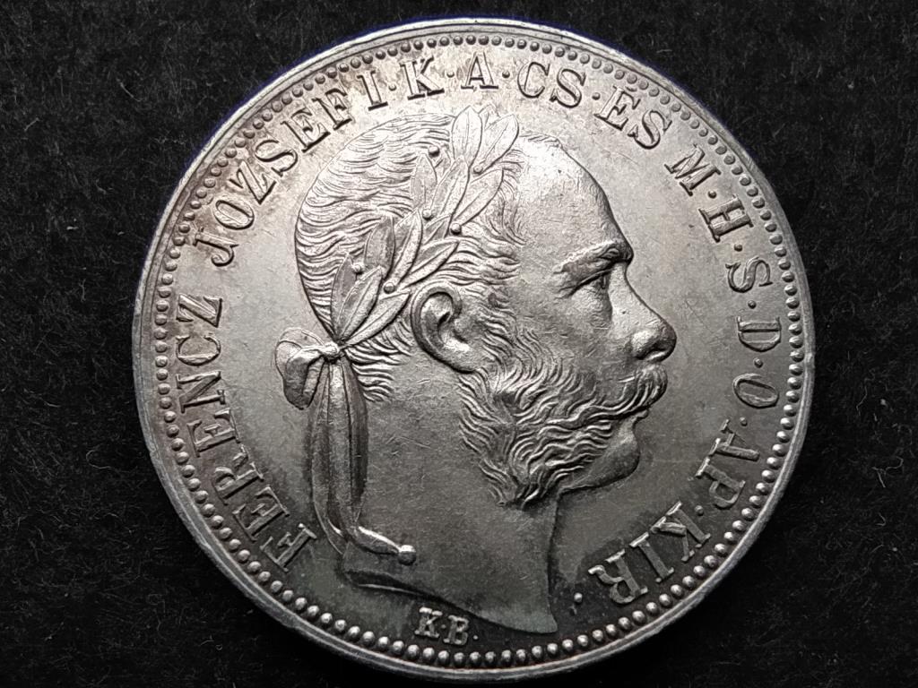 Magyarorsz&aacute;g I. Ferenc J&oacute;zsef (1848-1916) .900 Ez&uuml;st 1 Forint 
