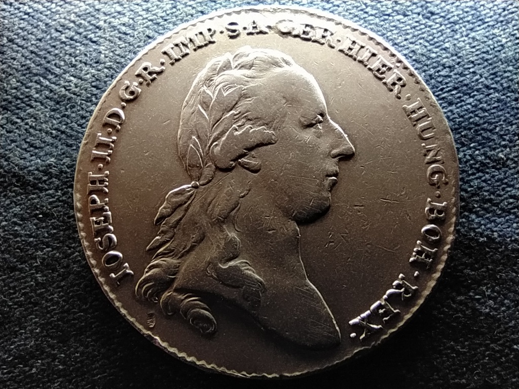 Osztr&aacute;k N&eacute;metalf&ouml;ld II. J&oacute;zsef (1780-1790) .873 ez&uuml;st 1 koronatall&eacute;r