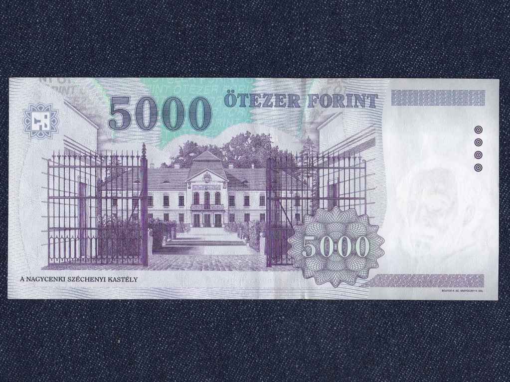 Harmadik Magyar K&ouml;zt&aacute;rsas&aacute;g (1989-napjainkig) 5000 Forint bankjegy