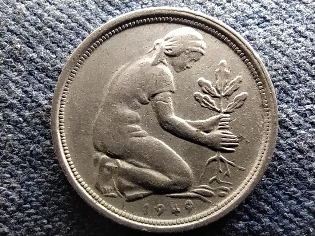 N&eacute;metorsz&aacute;g NSZK (1949-1990) 50 Pfennig