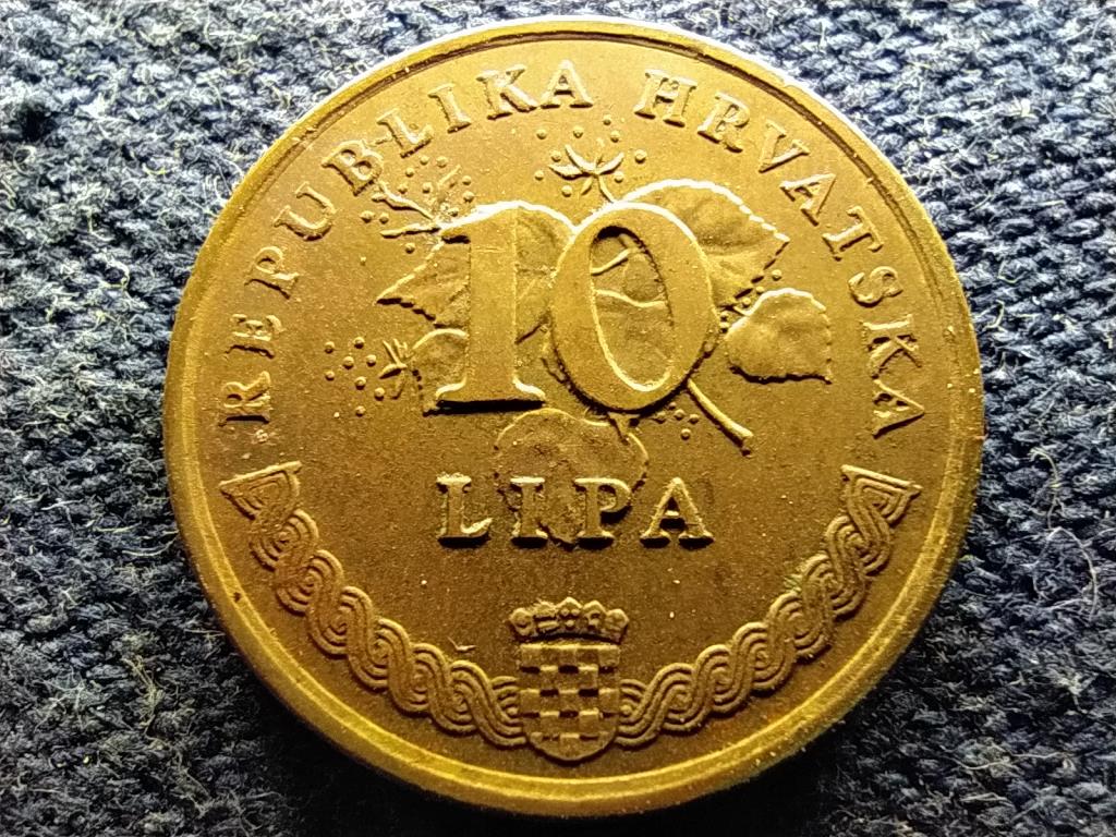 Horv&aacute;torsz&aacute;g 10 lipa (latin sz&ouml;vegez&eacute;s)