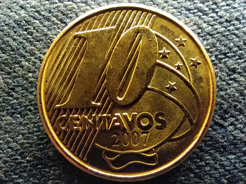 Braz&iacute;lia I. Pedro 10 centav&oacute;