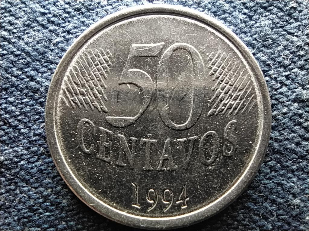 Braz&iacute;lia Brazil Sz&ouml;vets&eacute;gi K&ouml;zt&aacute;rsas&aacute;g (1967-0) 50 Centav&oacute;