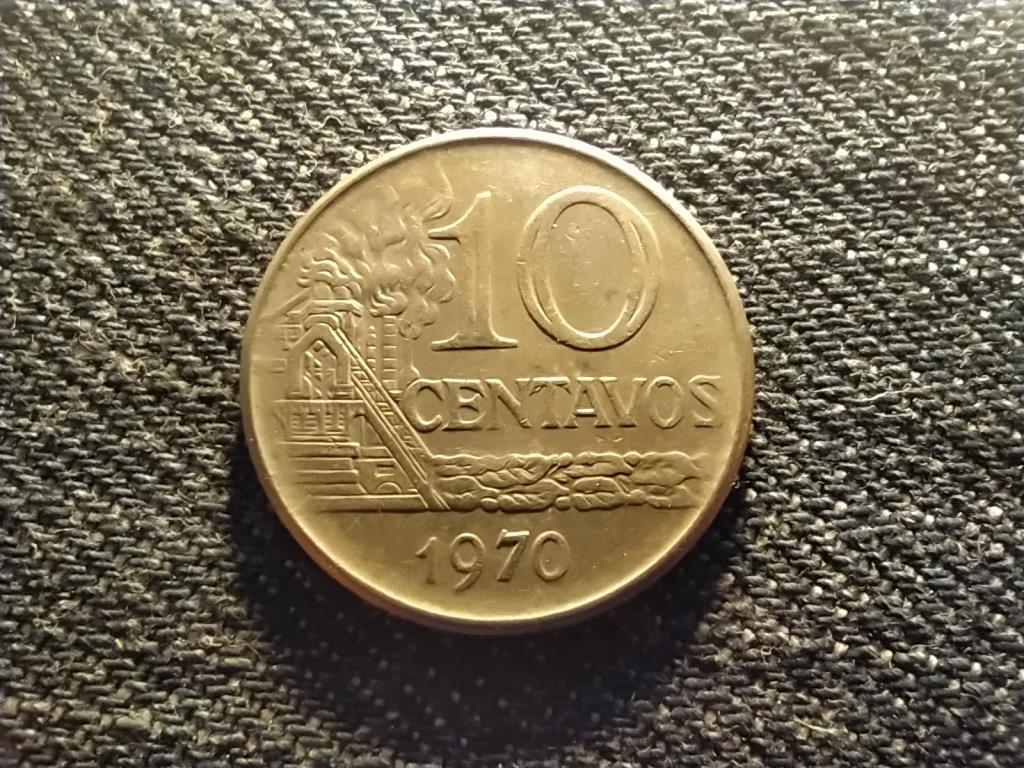 Braz&iacute;lia Brazil Sz&ouml;vets&eacute;gi K&ouml;zt&aacute;rsas&aacute;g (1967-0) 10 Centav&oacute;