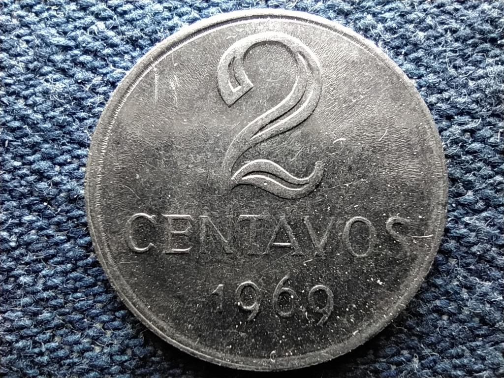 Braz&iacute;lia Brazil Sz&ouml;vets&eacute;gi K&ouml;zt&aacute;rsas&aacute;g (1967-0) 2 Centav&oacute;