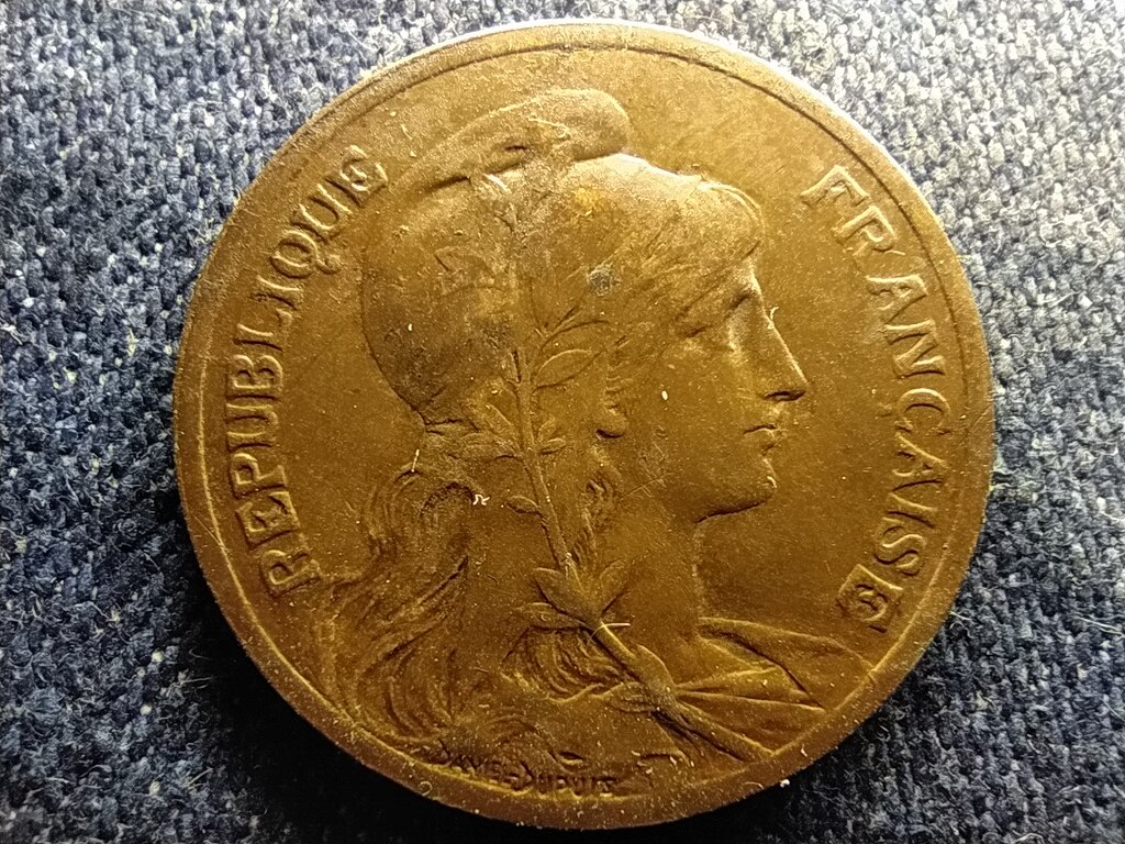 Franciaorsz&aacute;g Harmadik K&ouml;zt&aacute;rsas&aacute;g 5 Centimes