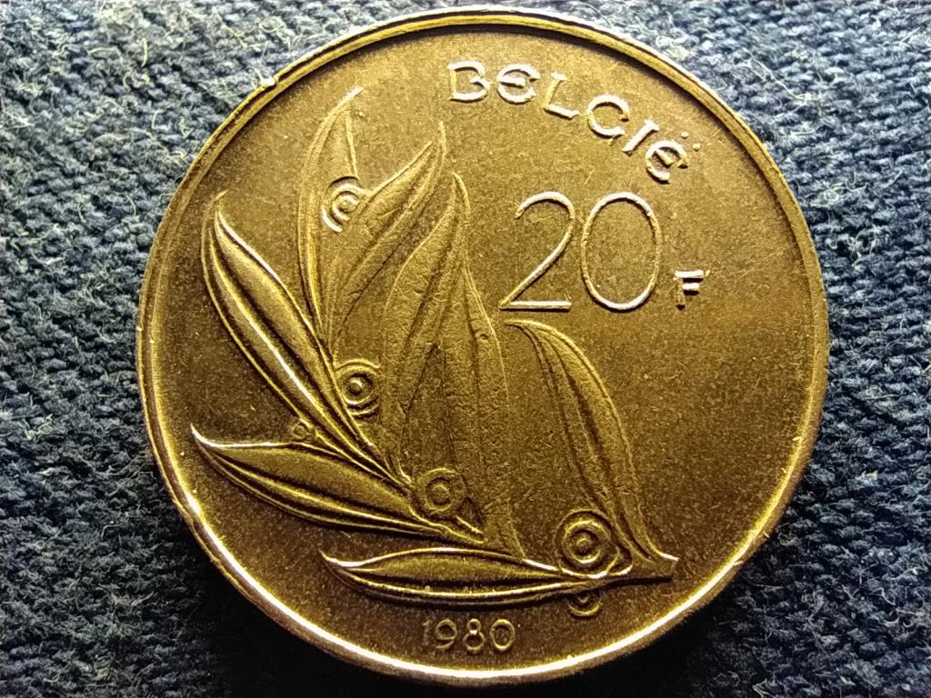 Belgium I. Badouin (1951-1993) 20 Frank (holland sz&ouml;veg)