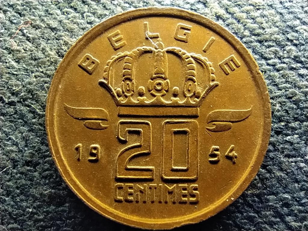 Belgium I. Badouin (1951-1993) 20 centime (holland sz&ouml;veg)